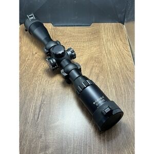 BARSKA Rifle Scope Plinker-22 Riflescope 3-9x32 30/30 Reticle rings, Lens, Cover